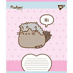 Набір зошитів Yes Pusheen Weekend A5 в косу лінію 12 аркушів 25 шт. (767609) - мініатюра 2