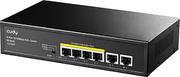 Комутатор Cudy FS1006P, 6 портовий 10/100M PoE+Switch 60W - мініатюра 2
