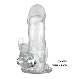 Насадка на пеніс із вібрацією BAILE Brave Man Vibrating Baile BI-026204 99116 - мініатюра 5