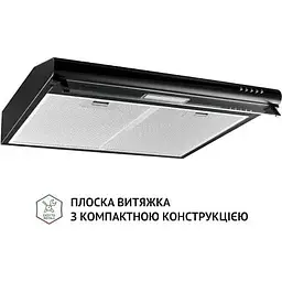 Витяжка пласка Perfelli PL 6144 BL LED - мініатюра 8