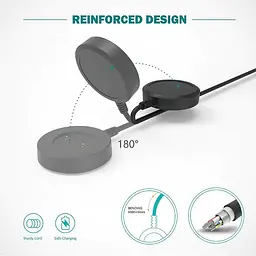 Зарядний пристрій Amazfeel для смартгодинника Huawei GT2/ GT 2e/ GT/ Honor Magic/ Watch 2 42 46 мм Black - мініатюра 6