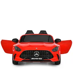 Дитячий електричний автомобіль Bambi Mercedes-Benz 24V двомісний до 50 кг Помаранчевий (DE-169-E-988)