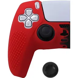 Чохол на геймпад Silicone Case для Sony DualSense Red/Black [113469] - мініатюра 3