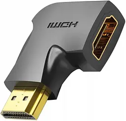 Перехідник Vention HDMI 270 Degree Male to Female Vertical Black (AIQB0-2) 2 штуки