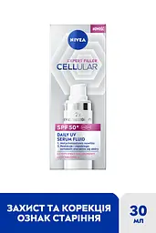Флюїд для обличчя NIVEA Cellular Expert Filler захисний SPF 50+ 30 мл - мініатюра 3