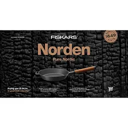 Сковорода Fiskars Norden чавунна 24 см (1026568) - мініатюра 7