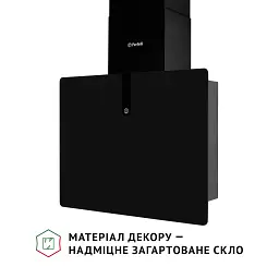 Витяжка декоративна похила Perfelli PIANO NERO - мініатюра 6