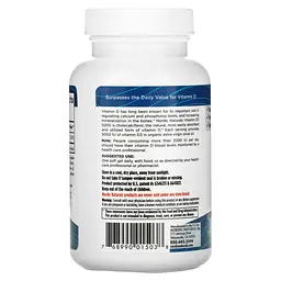 Вітамін D3 Nordic Naturals Vitamin D3 5000 IU, 120 капсул - Апельсин - мініатюра 3