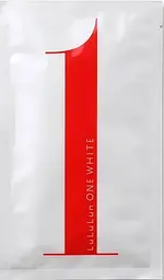 LULULUN Premium Face Mask One White освітлююча маска для сяйва та свіжості шкіри, 1 шт
