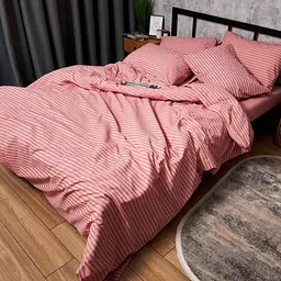 Комплект постільної білизни Moon&Star Бязь Gold Люкс Pink Whisper King Size 220x240 наволочки 4х50х70 - мініатюра 8