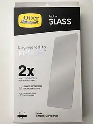 Захисне скло протиударне OtterBox Alpha Glass 2X для iPhone 13 Pro Max/14 Plus (6.7") (77-86007) - мініатюра 2