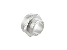 Ніпель RAFTEC латунь, ЗЗ, DN50х25, 2"х1", нікель, NP0603 - мініатюра 3