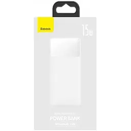 Зовнішній акумулятор Baseus Bipow Digital Display 30000 mAh 15w (PPDML-K01) чорний - мініатюра 4