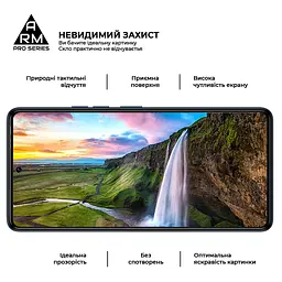 Захисне скло на TECNO Camon 20 4G з олеофобним покриттям, Pro, повне проклеювання, антистатичний і пиловідштовхуючий шар, 9H, самоклеючеся, 2.5D, на весь екран, антистатичний клей, ArmorStandart (ARM69119) - мініатюра 4