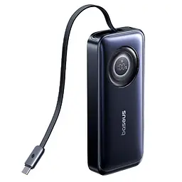 Портативний ЗП Power Bank Baseus EnerCore CR11 PD67W with cable 20000 mAh (PPNMS) Cosmic Black