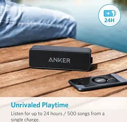 Портативна акустика Anker SoundCore 2 Black (A3105014) - мініатюра 3
