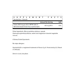 Метілфолат Jarrow Formulas Methyl Folate 400 мкг 60 капсул - мініатюра 2