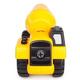 Бетоновоз-самоскид Kaile Toys, жовтий (KL716-1) - мініатюра 4