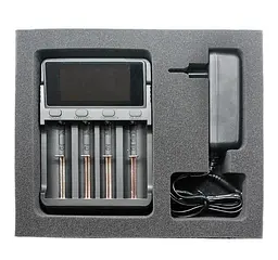 Зарядний пристрій для акумуляторів L4 Keeppower LCD USB + блок живлення - мініатюра 2