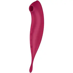 Вакуумний вібратор Satisfyer Twirling Pro+ Червоний