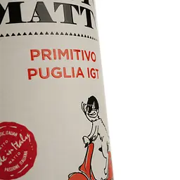 Вино Gatto Matto Primitivo Salento IGT, червоне, сухе, 0,75 л - мініатюра 3
