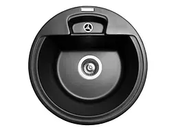 Кухонна мийка Miraggio VALENCIA black (0002424) Граніт, Врізна, Чорний