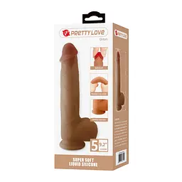 Фалоімітатор Pretty Love Orton 9.2 Super Soft Liquid Silicone Dildo PRETTY LOVE BW-008141N 103591 - мініатюра 8