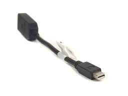 Кабель-перехідник PowerPlant Mini DisplayPort (Thunderbolt) M - DisplayPort F, 0.2 м (CA910472) - мініатюра 2