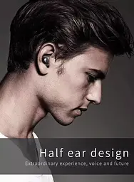 Бездротові Bluetooth-наушники MDR HBQ SE6 TWS ∙ Наушники TWS HBQ SE6 бездротові легкі кристально чистий звук - мініатюра 6
