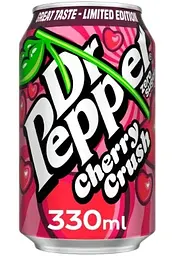 Газований напій Dr Pepper Cherry Crush Limited Edition zero sugar 330 мл