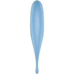 Вібратор для клітора з вакуумною стимуляцією Satisfyer Twirling Pro Blue - мініатюра 4