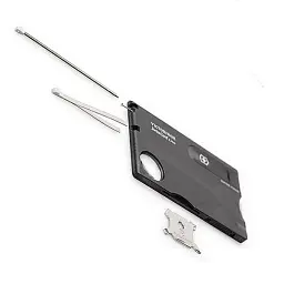 Мультитул Victorinox SwissCard Lite Transparent Black (0.7333.T3) - мініатюра 2