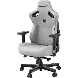Крісло для геймерів Anda Seat Kaiser 3 Size L Fabric Grey (AD12YDC-L-01-G-PV/F) - мініатюра 4