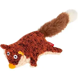 Іграшка для собак GiGwi Plush Лисиця, з пищалкою, 9 см (75043)