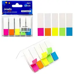 Закладка Color-It Stick Notes Р11-1 неонова 5 кольорів