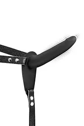 Страпон з вібрацією Fetish Tentation Vibrating Strap-On with Dildo Black Fetish Tentation SO3749 91452 - мініатюра 2
