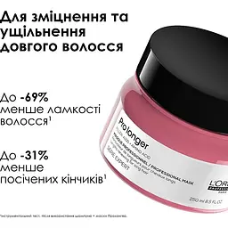 Маска L'Oreal Professionnel Serie Expert Pro Longer для відновлення щільності поверхні волосся по довжині 250 мл - мініатюра 2