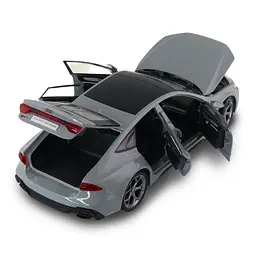 Автомодель TechnoDrive Audi RS7 Sportback 1:24 сіра (KM07222) - мініатюра 5