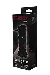 Мотузка Dreamtoys Blaze Deluxe Bondage Rope 10 м чорний - мініатюра 3