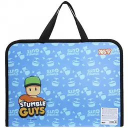 Папка-портфель Yes FC Stumble Guys на блискавці з тканинними ручками (492375) - мініатюра 2