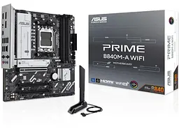 Материнська плата ASUS PRIME B840M-A WIFI (PRIME B840M-A WIFI) (Socket AM5, AMD B840, Micro-ATX) - мініатюра 6