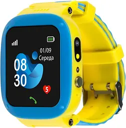 Дитячий годинник — телефон AmiGo go004 GLORY Blue-Yellow (жовто-блакитний)