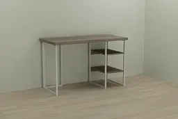 Комп'ютерний стіл Ferrum-decor Кевін 75x140x70 білий ДСП Дуб Сонома Труфель 32мм (FRD-101294)