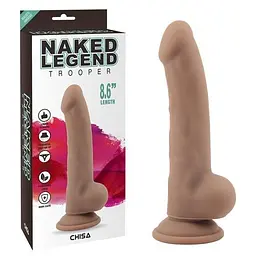 Фалоімітатор - Naked Legend Trooper 8.6" Brown