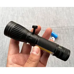 Акумуляторний ліхтар X-Balog BL-W545 1011 CREE T6 світлодіодний ручний Zoom 18650 - мініатюра 3