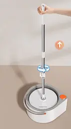 Набір швабра та відро з віджимом Joybos Spin Mop S01 (JBS-XZTB-S1F1-JWT2P) - мініатюра 3