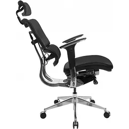 Офісне крісло GT Racer X-807 Leather Black (P-02) [147932] - мініатюра 6