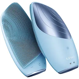 Термо щітка для обличчя Geske Sonic Thermo Facial Brush 6 в 1 електронна звукова аквамарин - мініатюра 2