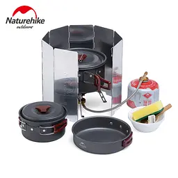 Вітрозахисний екран для пальника Naturehike NH 10 NH20CJ008 steel - мініатюра 3