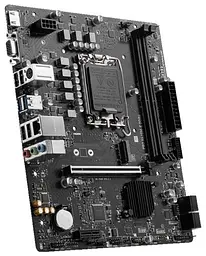 Материнська плата LGA1700, MSI PRO H610M-E DDR4, H610, 2xDDR4, Int.Video(CPU), 4xSATA3, 1xM.2, 1xPCI-E 16x 4.0, 1xPCI-E 1x 3.0, ALC897 4xUSB3.2/8xUSB2.0, VGA/HDMI, MicroATX - мініатюра 3